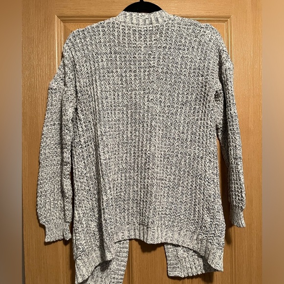 Express Gray Knit Cardigan - Picture 8 of 9